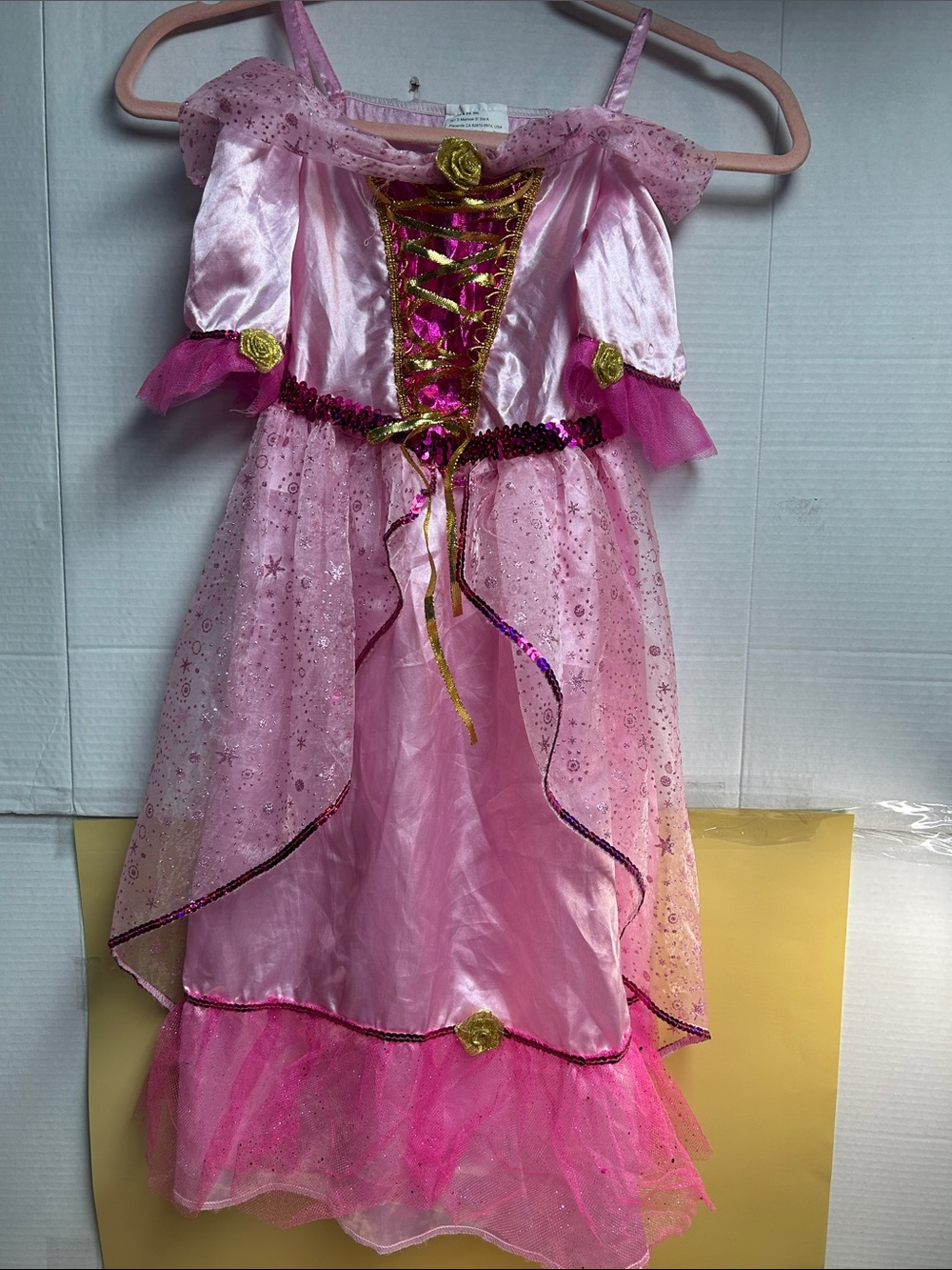 Pink Princess Fairy Costume for Kids - Sparkle Tulle Dress